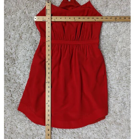 Madewell Silk Starview Cami Mini Dress Red Size 0 - Picture 6 of 14